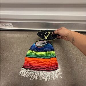 SimplyShe Pet Sombrero & Poncho Costume Set – Size Small | Festive & Adorable!